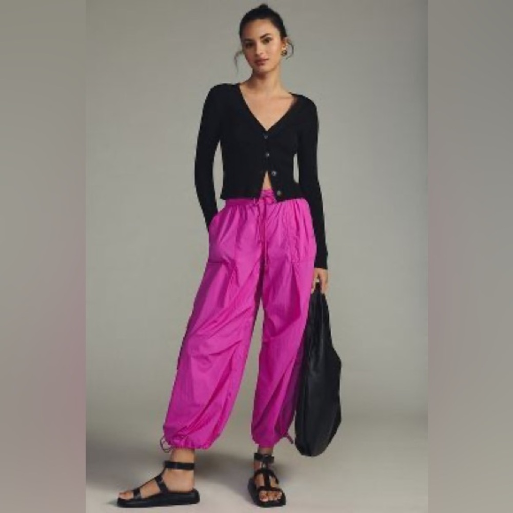 Anthropologie daily practice parachute pants